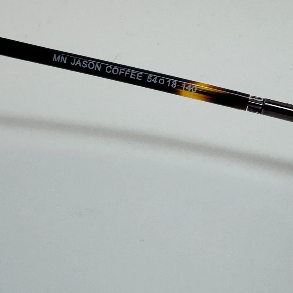 Monsieur Mn Jason Coffee Eyeglasses‎ 54-18-140 Brown Flex H14266